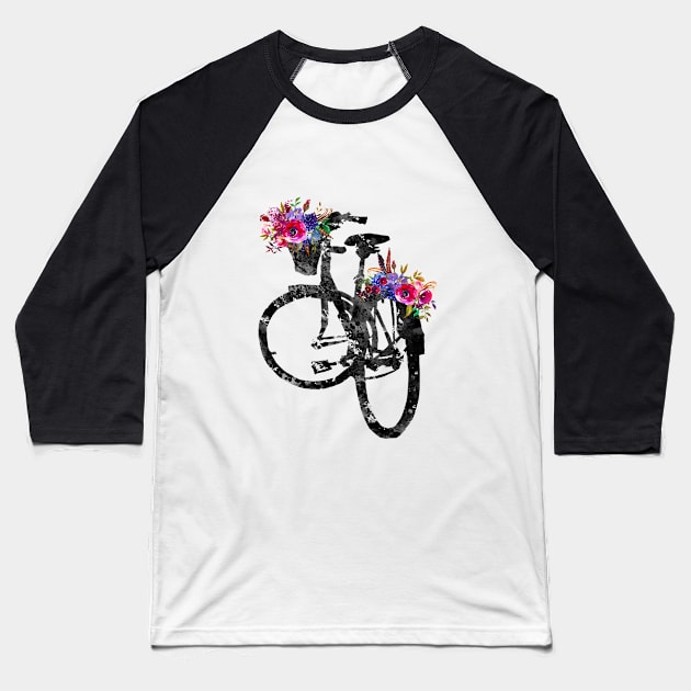 Bicycle Baseball T-Shirt by erzebeth